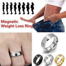 Load image into Gallery viewer, Stainless Steel Magnetic Rings Medical Magnetic Weight Loss Ring Slimming Tools Fitness Reduce Weight Ring
