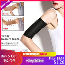 Load image into Gallery viewer, 2pcs arm slimming wrap product for lose weight burn fat arm Shaper Instantly Remove Sagging Flabby Arms sleeve Anti Cellulite
